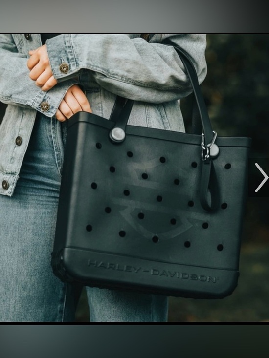 Harley-Davidson Handbags - NEW Harley-Davidson Black BOGG STYLE Bag